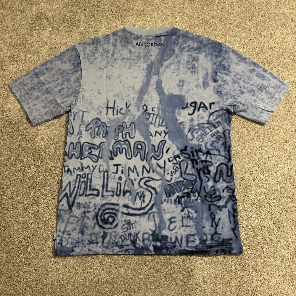 Nike Air Jordan 85 Graphic T Shirt Mens Sz XXL Blue Playground Tee HJ2362-427